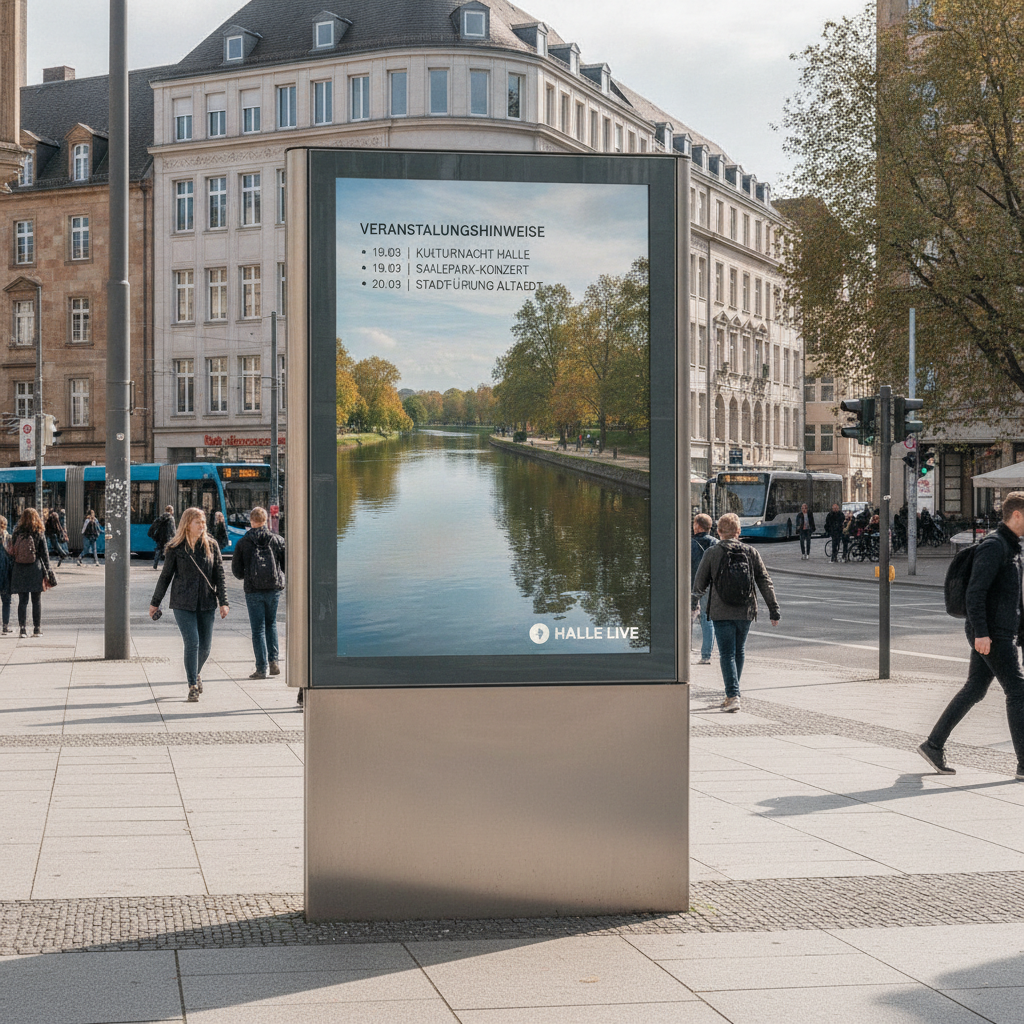 Neuer digitaler Kulturkalender für Halle gestartet