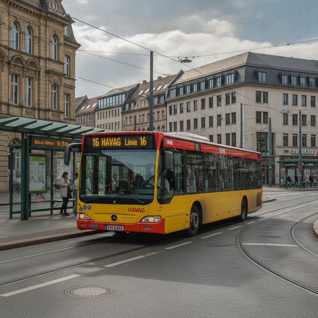 Turmstraße in Halle: Buslinie 30 muss umgeleitet werden