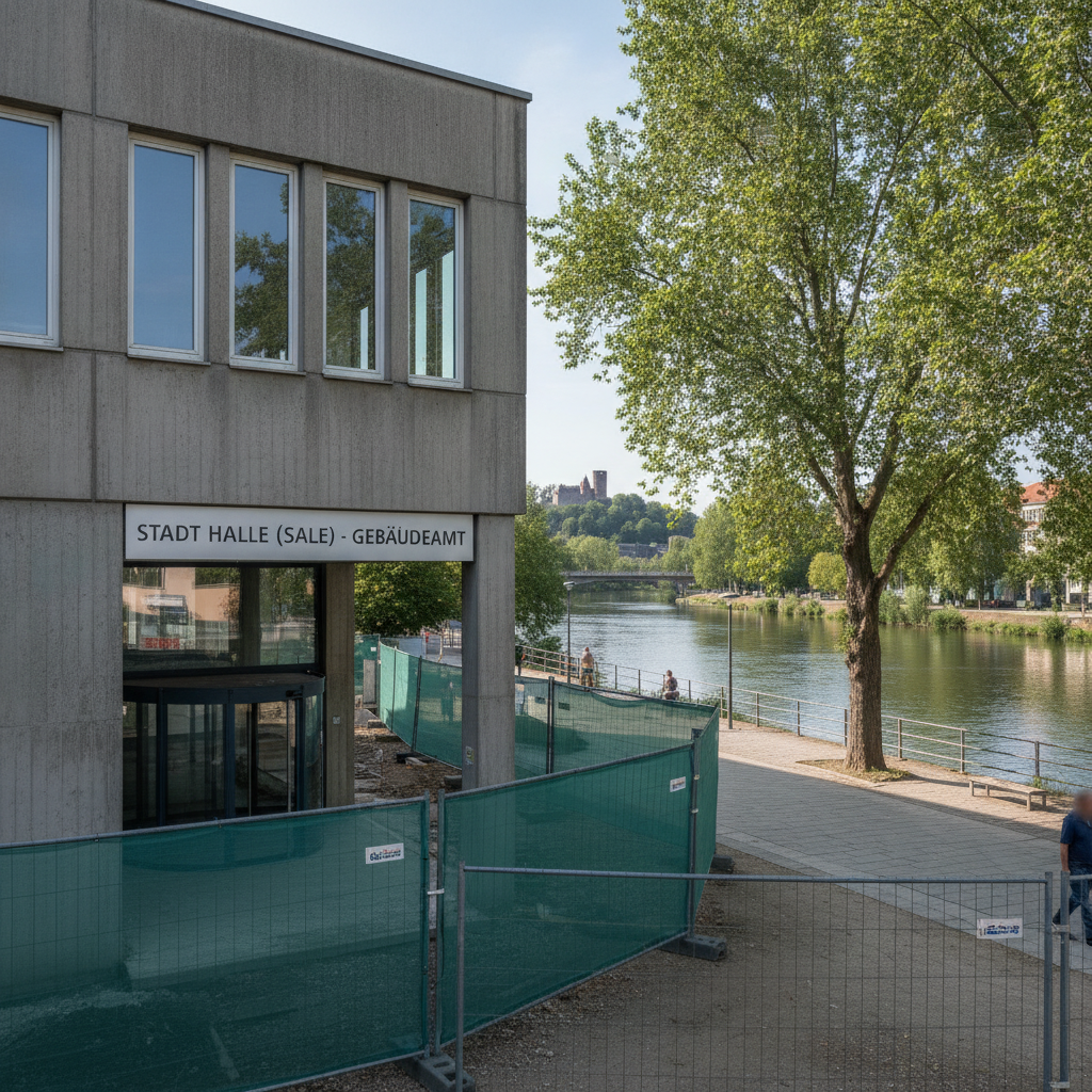 Ratshof Halle: Barrierefreier Zugang am Hintereingang eingeschränkt