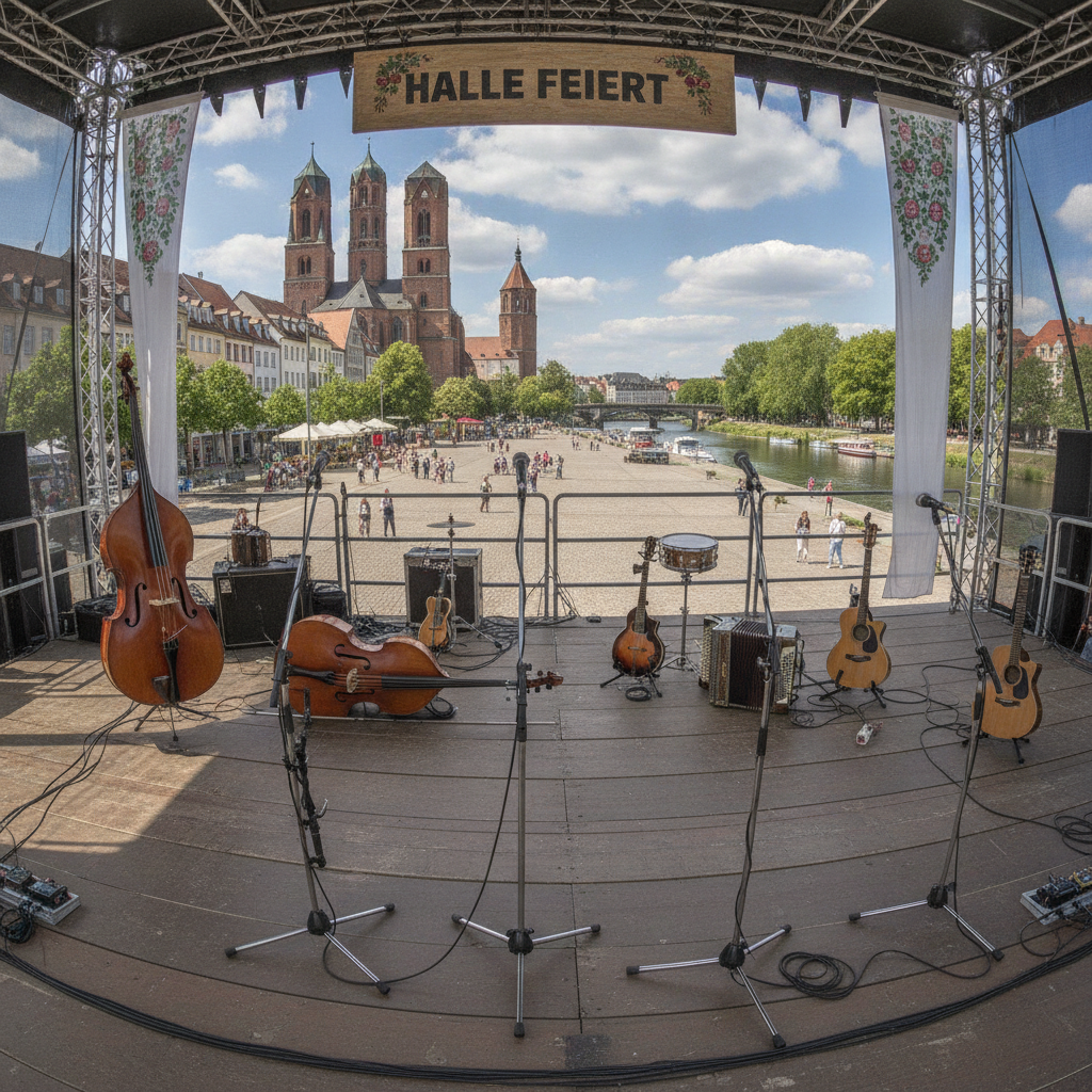 Laternenfest in Halle: Band "Nobody Knows" tritt auf