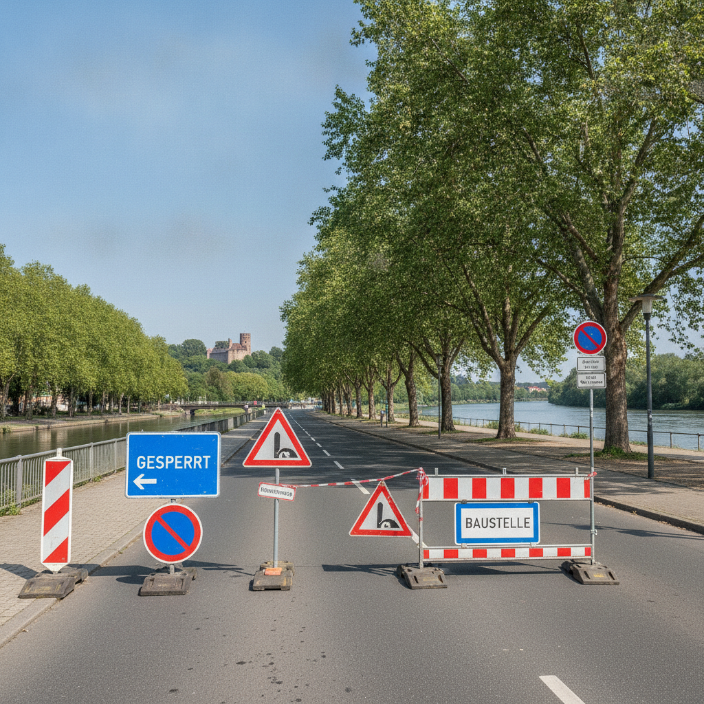 Guldenstraße in Halle für umfangreiche Bauarbeiten gesperrt