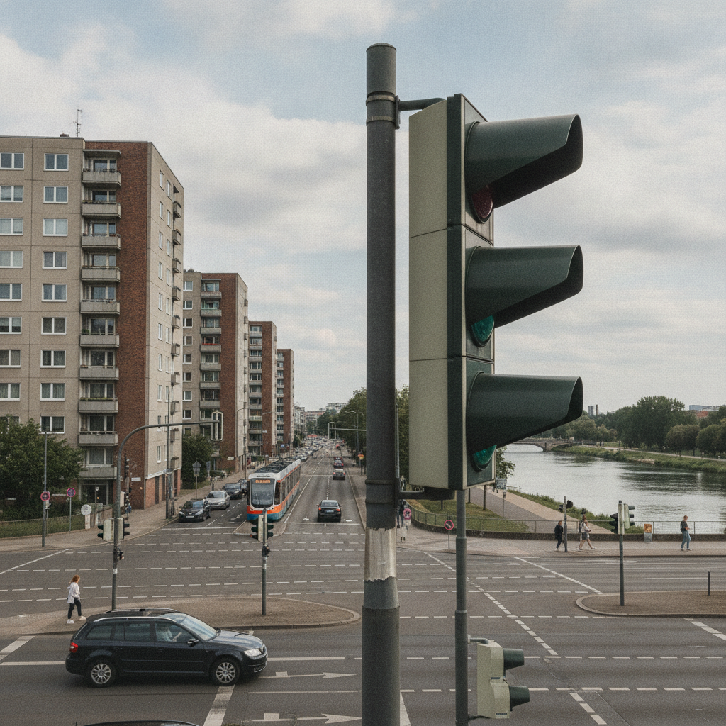 Paul-Suhr-Straße: Verkehrsampel nach fast sechs Monaten wieder in Betrieb