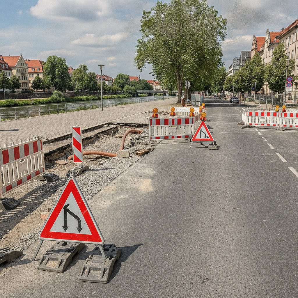 Weinbergweg in Halle: Vollsperrung ab August 2026