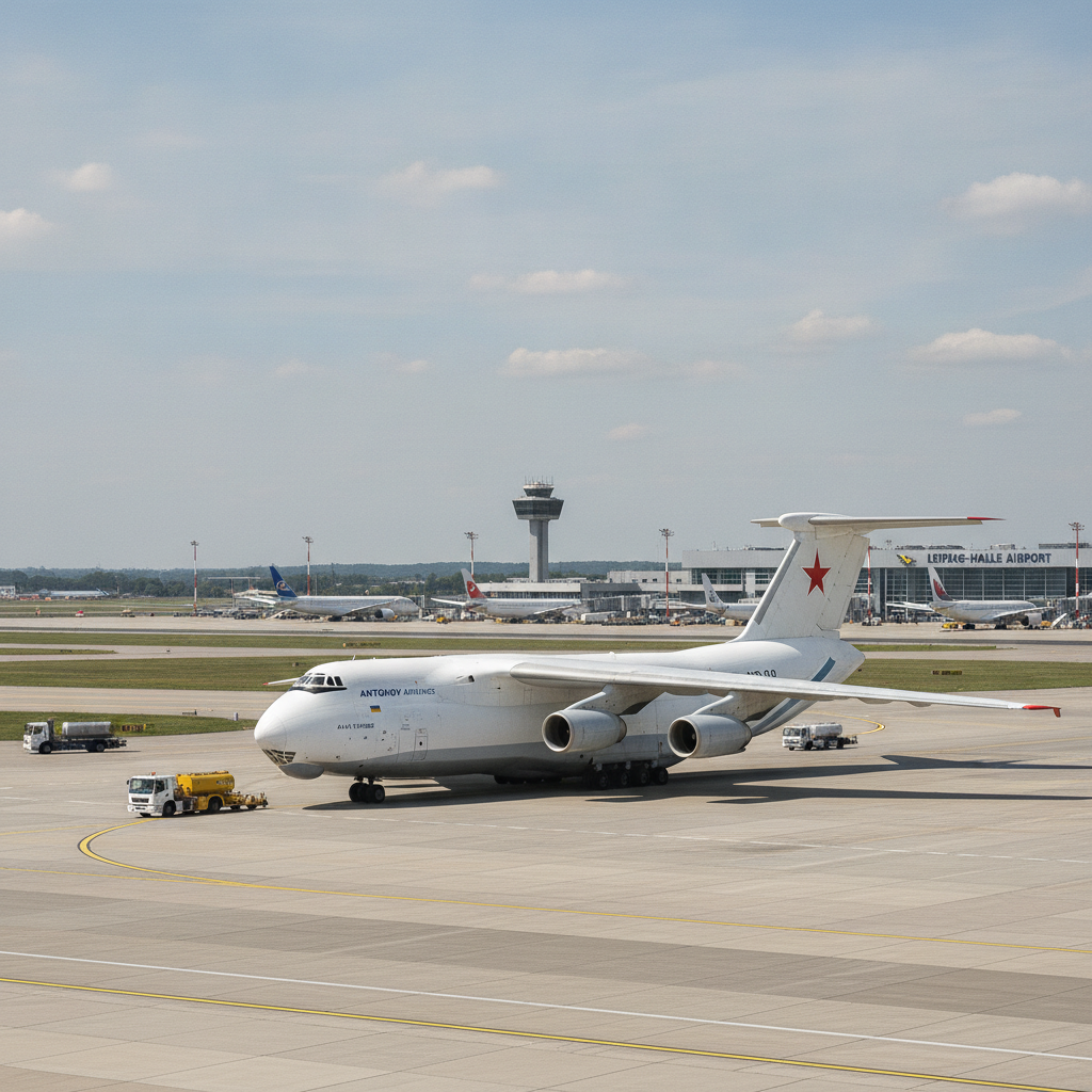 Flughafen Leipzig/Halle: Antonow-Standort für Ukraine wichtig