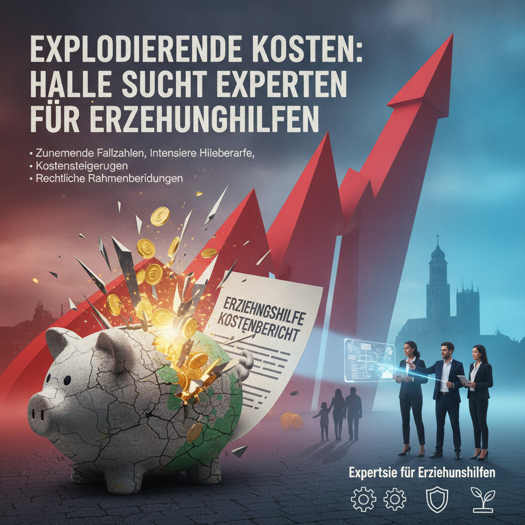 Explodierende Kosten: Halle sucht Experten für Erziehungshilfen
