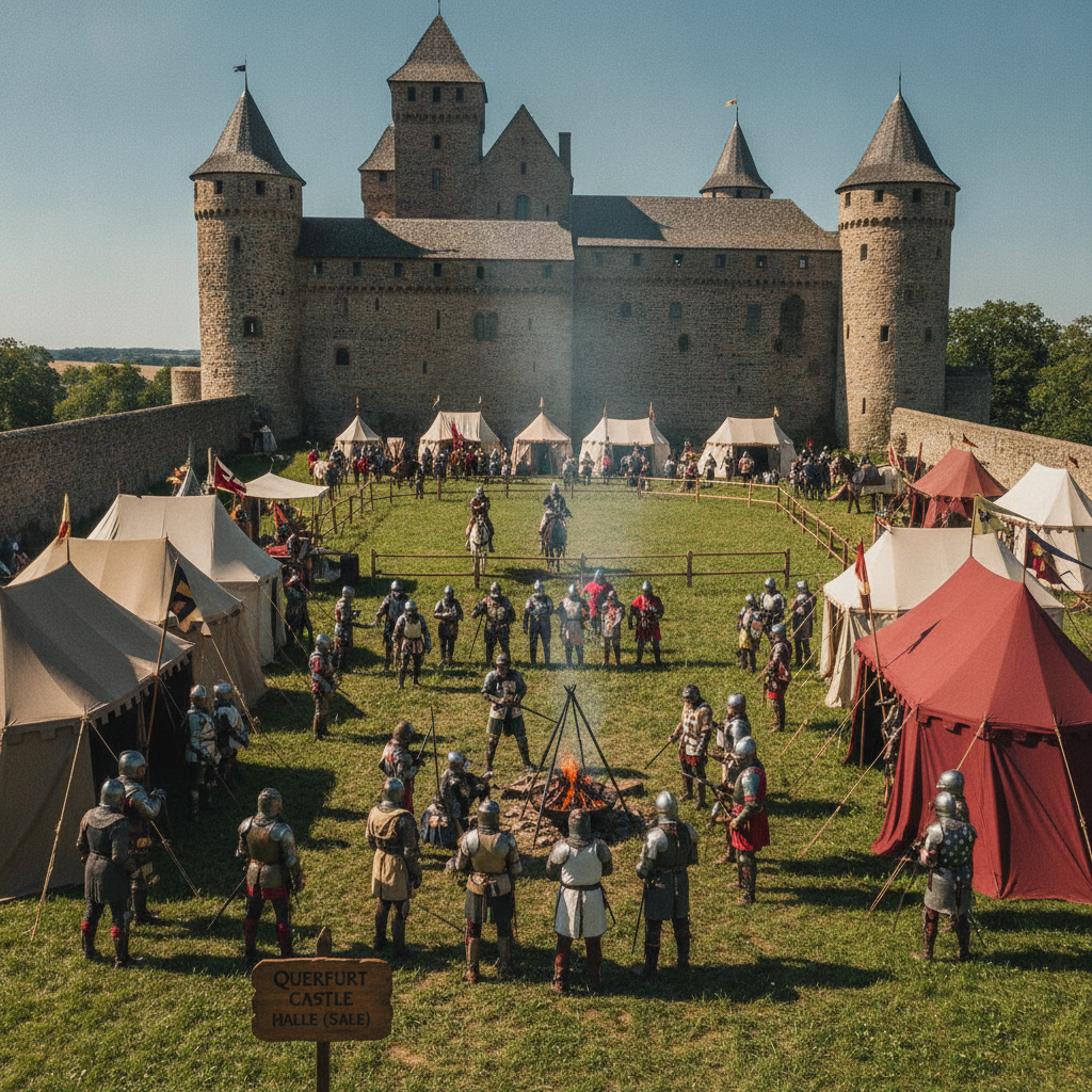 Burg Querfurt lädt zum historischen Spektakel im August 2026