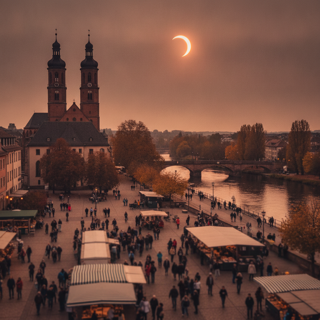 Himmelsschauspiel über Halle: Sonnenfinsternis im August 2026