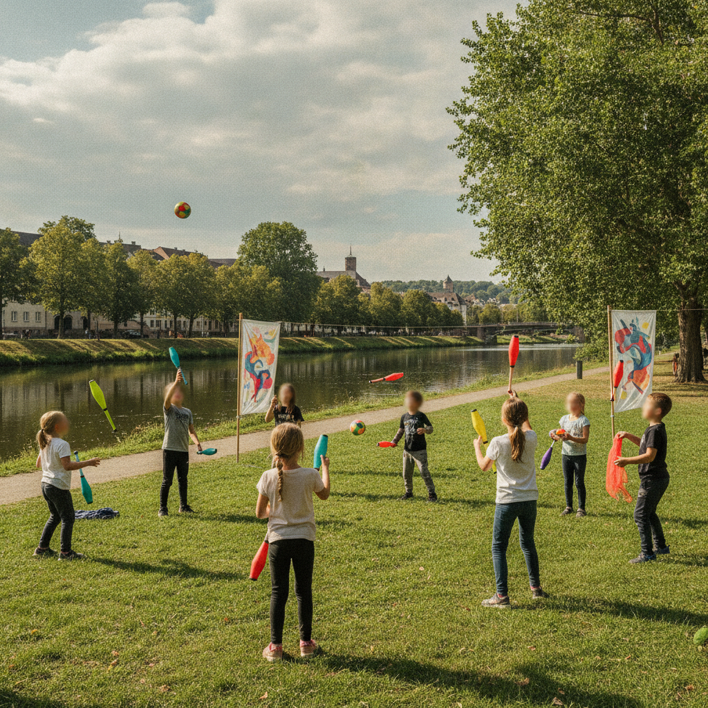 Zirkusluft in den Ferien: Kinder schnuppern Manegenluft in Halle